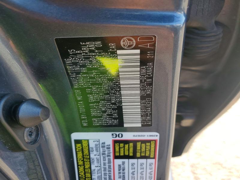 Продаж на аукціоні авто 2015 Toyota Corolla, vin: 2T1BURHE4FC420716, номер лоту: 69191186