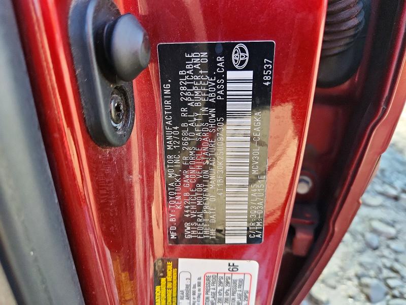 Aukcja sprzedaży 2005 Toyota Camry, vin: 4T1BF30K25U097305, numer aukcji: 71015156