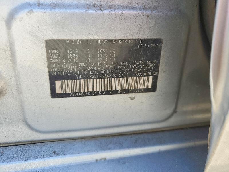 Продаж на аукціоні авто 2017 Subaru Legacy, vin: 4S3BNAN66H3005467, номер лоту: 69084836