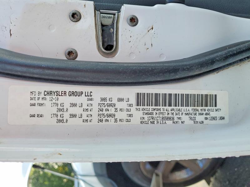 Продаж на аукціоні авто 2011 Dodge Ram 1500, vin: 1D7RV1CT1BS589836, номер лоту: 70502016
