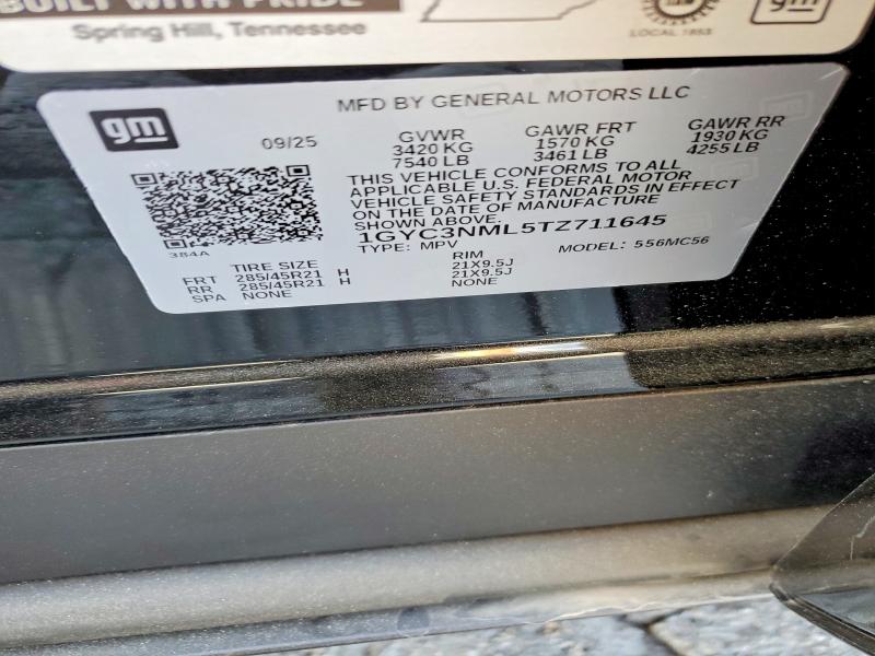 Aukcja sprzedaży 2026 Cadillac Vistiq, vin: 1GYC3NML5TZ711645, numer aukcji: 69787156