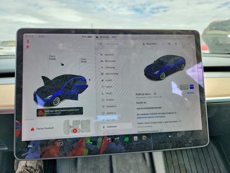 Aukcja sprzedaży 2021 Tesla Model 3, vin: 5YJ3E1EA6MF065996, numer aukcji: 67032156