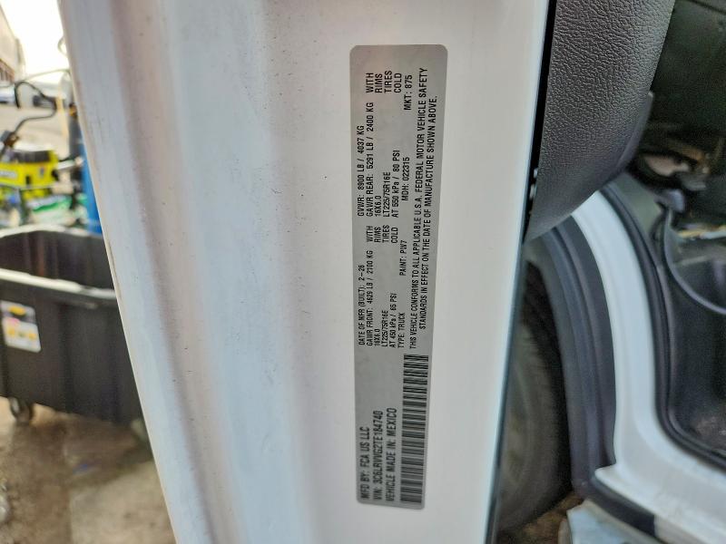 Aukcja sprzedaży 2026 Ram Promaster 2500, vin: 3C6LRVVG2TE184740, numer aukcji: 69977926