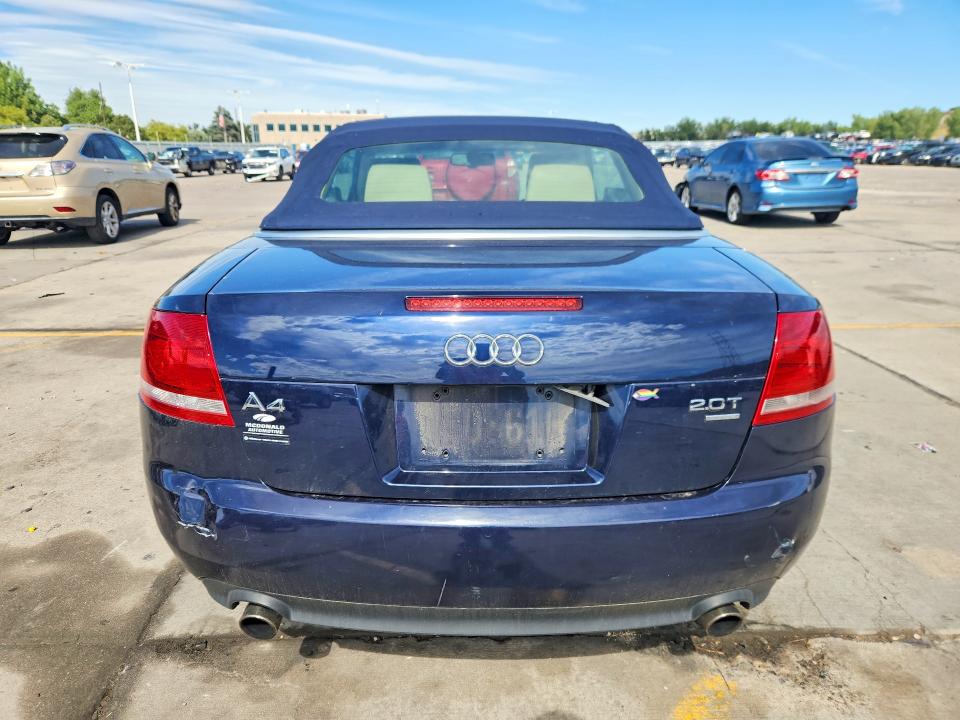 68364316 :رقم المزاد ، WAUDF48H87K035768 vin ، 2007 Audi A4 مزاد بيع
