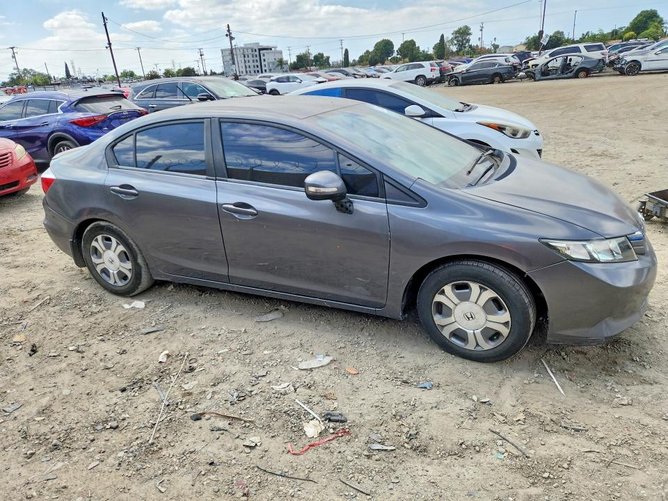 70016696 :رقم المزاد ، JHMFB4F27CS005868 vin ، 2012 Honda Civic مزاد بيع