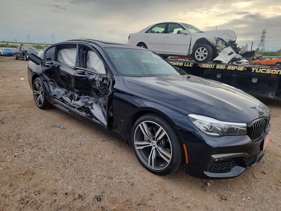 2019 Bmw 740 მანქანა იყიდება აუქციონზე, vin: WBA7E2C55KB454932, აუქციონის ნომერი: 70832436