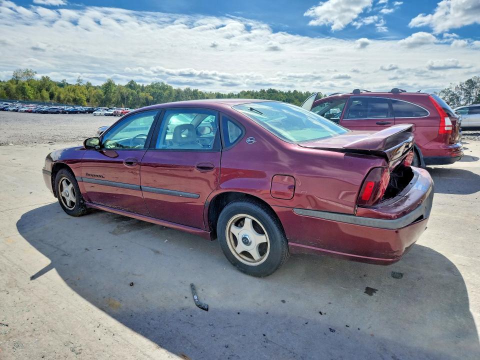 2002 Chevrolet Impala მანქანა იყიდება აუქციონზე, vin: 2G1WH55K029301184, აუქციონის ნომერი: 68746016