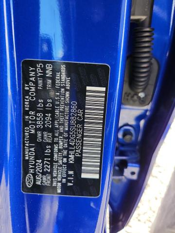67562416 :رقم المزاد ، KMHLL4DG5SU882860 vin ، 2025 Hyundai Elantra مزاد بيع