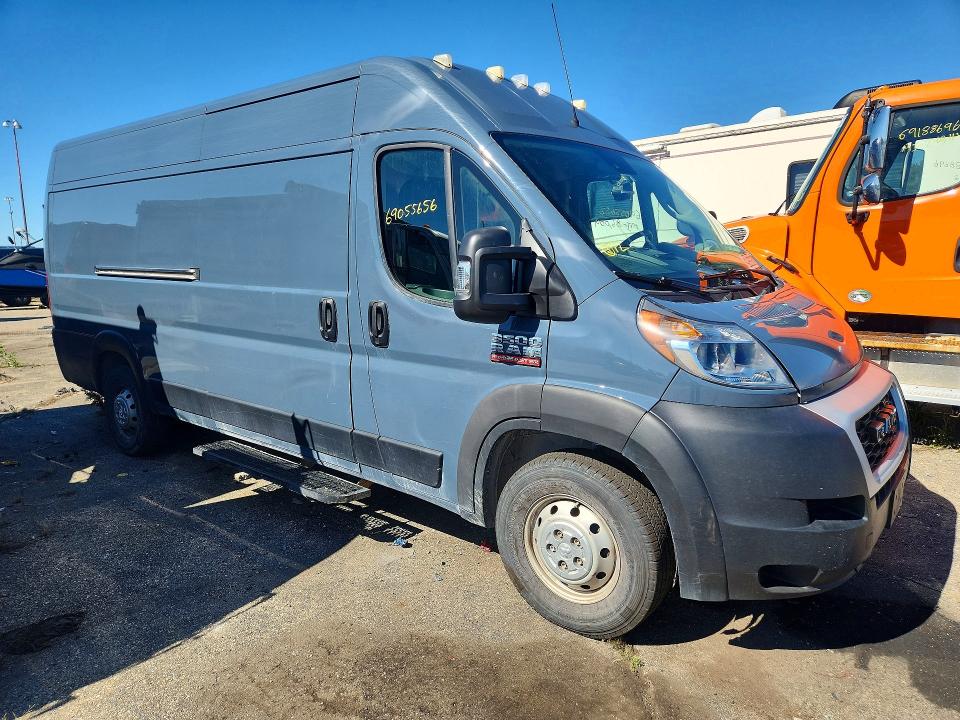 2021 Ram Promaster 3500 მანქანა იყიდება აუქციონზე, vin: 3C6MRVJG5ME541419, აუქციონის ნომერი: 69055656