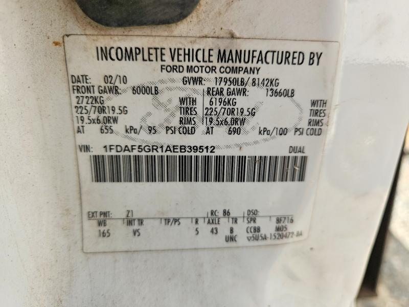 Продажа на аукционе авто 2010 Ford F550, vin: 1FDAF5GR1AEB39512, номер лота: 68926266