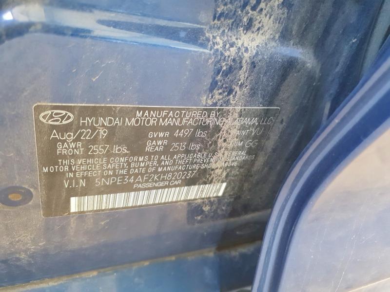 Aukcja sprzedaży 2019 Hyundai Sonata, vin: 5NPE34AF2KH820237, numer aukcji: 68920756
