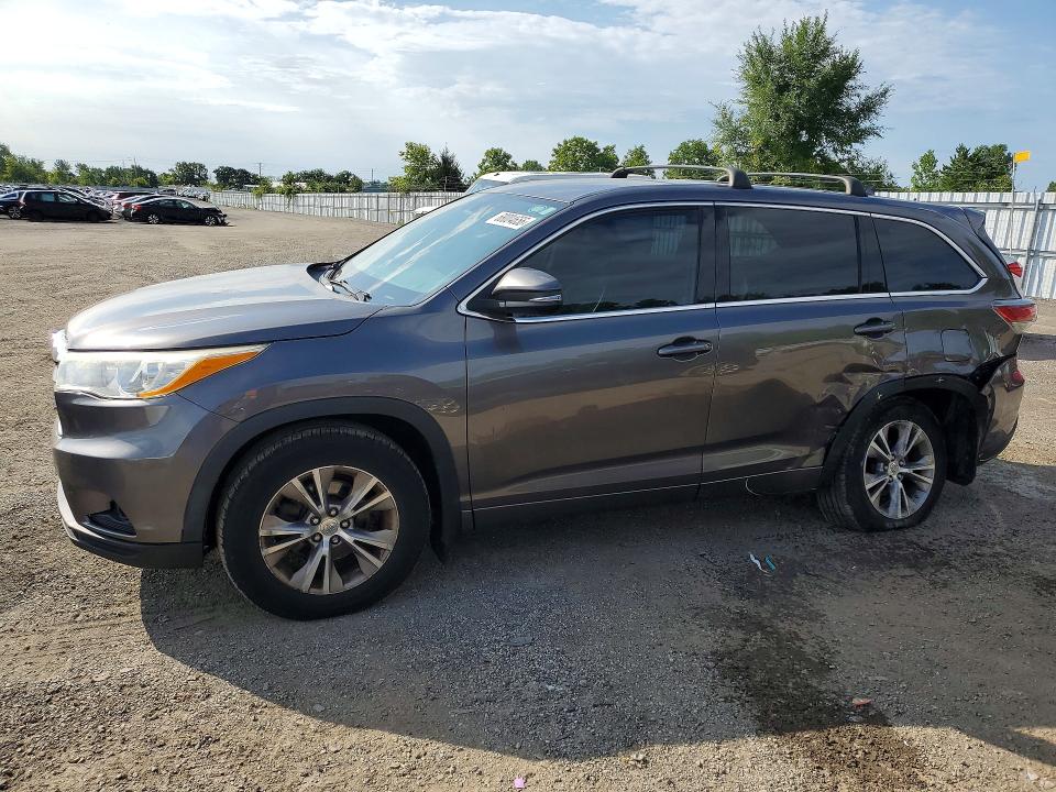 Продажа на аукционе авто 2014 Toyota Highlander, vin: 5TDBKRFH5ES007583, номер лота: 68004656