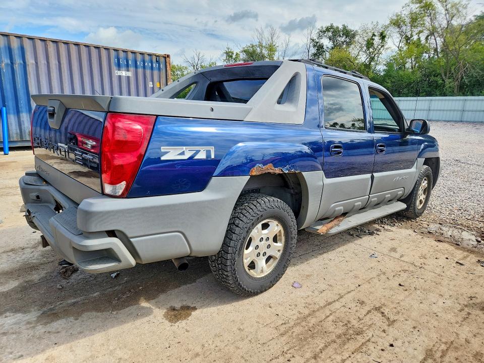 67423566 :رقم المزاد ، 3GNEK13T72G134280 vin ، 2002 Chevrolet Avalanche مزاد بيع