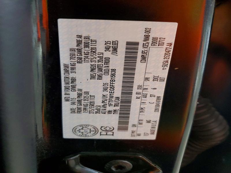 Aukcja sprzedaży 2015 Ford F150, vin: 1FTFW1EG5FFB15638, numer aukcji: 69114146