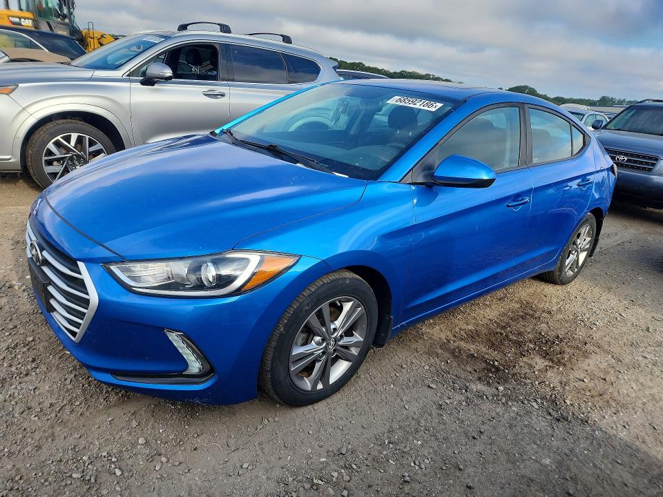 Auction sale of the 2017 Hyundai Elantra, vin: KMHD84LF9HU425802, lot number: 68592186