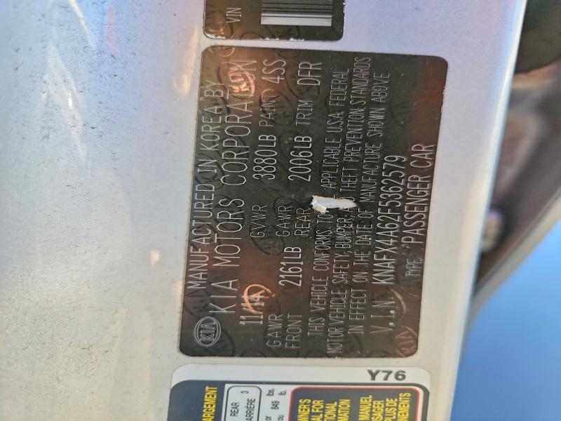 Auction sale of the 2015 Kia Forte, vin: KNAFX4A62F5362579        , lot number: 68610186