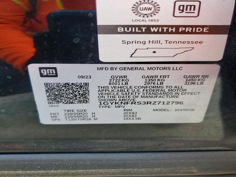 Aukcja sprzedaży 2024 Cadillac Xt5, vin: 1GYKNFRS3RZ712796, numer aukcji: 68066136