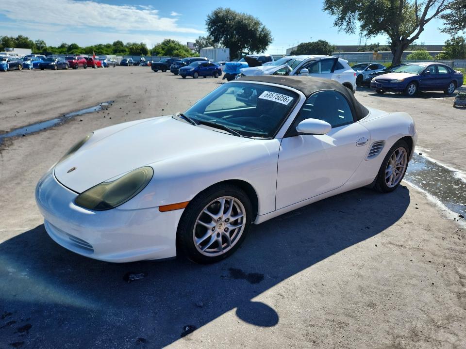 2003 Porsche Boxster მანქანა იყიდება აუქციონზე, vin: WP0CA29833U620305, აუქციონის ნომერი: 69575056