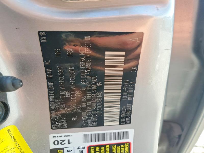 2018 Toyota Sienna მანქანა იყიდება აუქციონზე, vin: 5TDYZ3DC9JS931786, აუქციონის ნომერი: 69396676