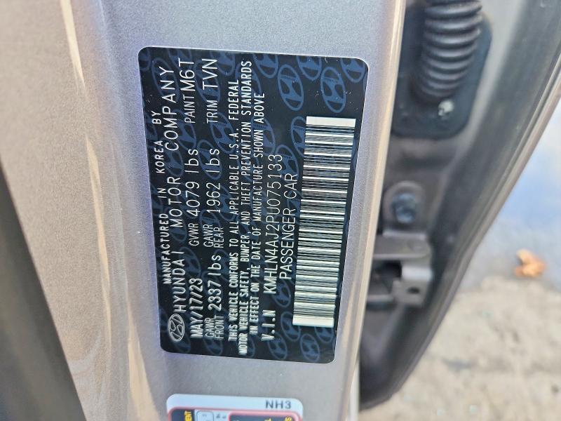 69108746 :رقم المزاد ، KMHLN4AJ2PU075133 vin ، 2023 Hyundai Elantra مزاد بيع