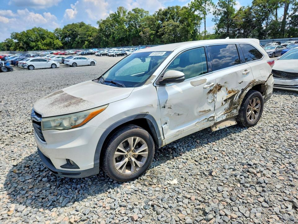 2015 Toyota Highlander მანქანა იყიდება აუქციონზე, vin: 5TDZKRFH1FS117045, აუქციონის ნომერი: 67332076