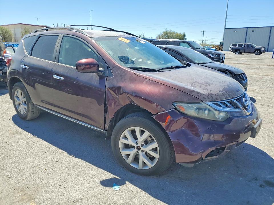 2014 Nissan Murano მანქანა იყიდება აუქციონზე, vin: JN8AZ1MW2EW501706, აუქციონის ნომერი: 67697346