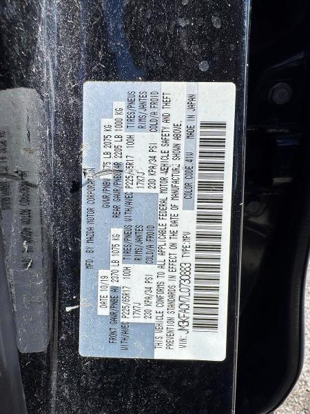 68299196 :رقم المزاد ، JM3KFACM7L0730883 vin ، 2020 Mazda Cx-5 مزاد بيع