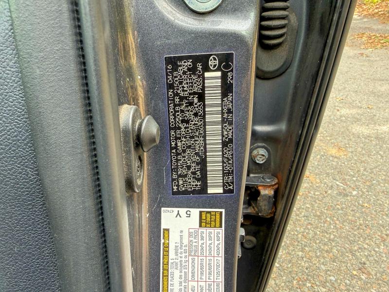69096036 :رقم المزاد ، JTDKBRFU6G3013653         vin ، 2016 Toyota Prius مزاد بيع