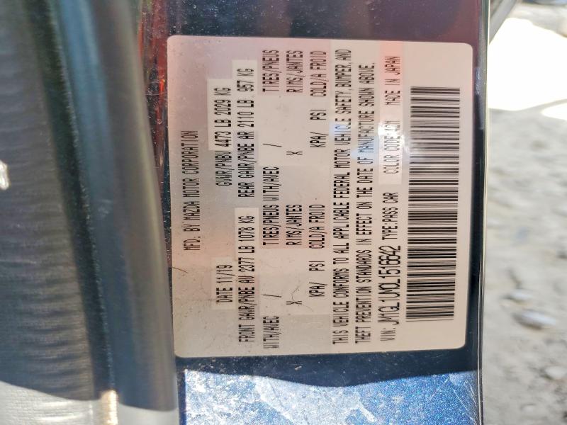 68793726 :رقم المزاد ، JM1GL1UM0L1516642 vin ، 2020 Mazda 6 مزاد بيع