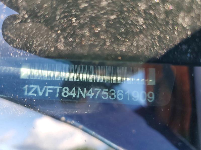 2007 Ford Mustang მანქანა იყიდება აუქციონზე, vin: 1ZVFT84N475361909, აუქციონის ნომერი: 68828296