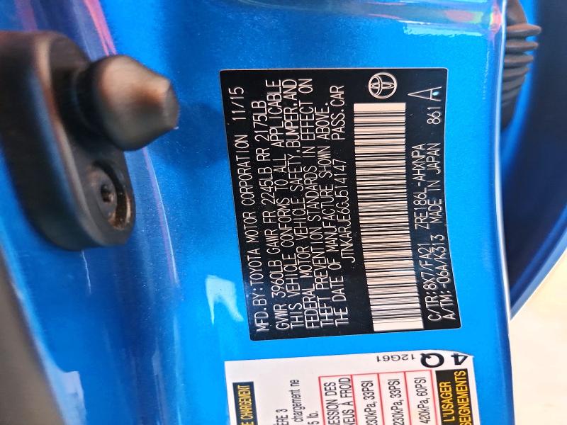Aukcja sprzedaży 2016 Scion Im, vin: JTNKARJE6GJ514147, numer aukcji: 67925386