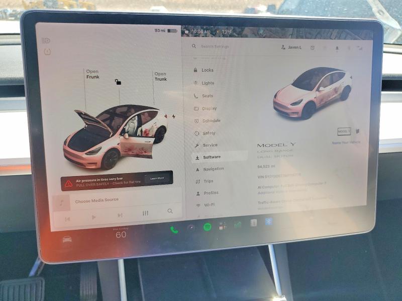 Продажа на аукционе авто 2021 Tesla Model Y, vin: 5YJYGDEE3MF119775, номер лота: 67032996