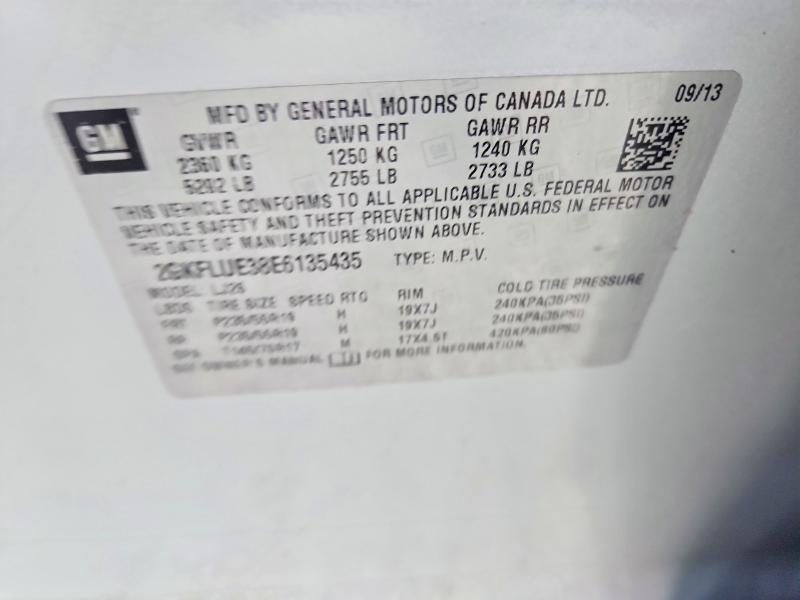 Продажа на аукционе авто 2014 Gmc Terrain, vin: 2GKFLUE38E6135435, номер лота: 68461166
