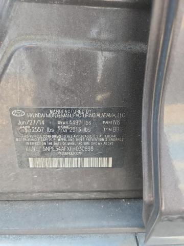 70905046 :رقم المزاد ، 5NPE34AFXFH030898 vin ، 2015 Hyundai Sonata مزاد بيع