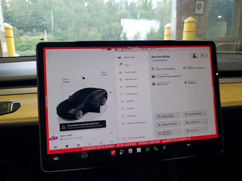 2023 Tesla Model 3 მანქანა იყიდება აუქციონზე, vin: 5YJ3E1EA3PF435404, აუქციონის ნომერი: 70710186