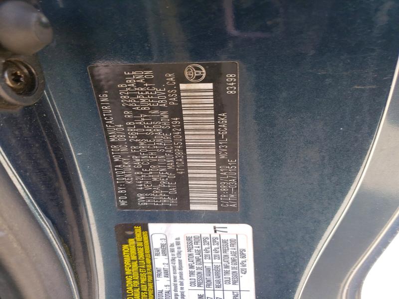 2005 Toyota Camry Solara მანქანა იყიდება აუქციონზე, vin: 4T1CA38P45U042194, აუქციონის ნომერი: 67514206