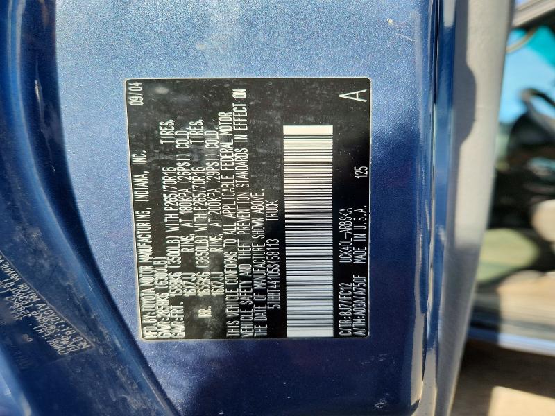 Aukcja sprzedaży 2005 Toyota Tundra, vin: 5TBBT44105S458113, numer aukcji: 69967796
