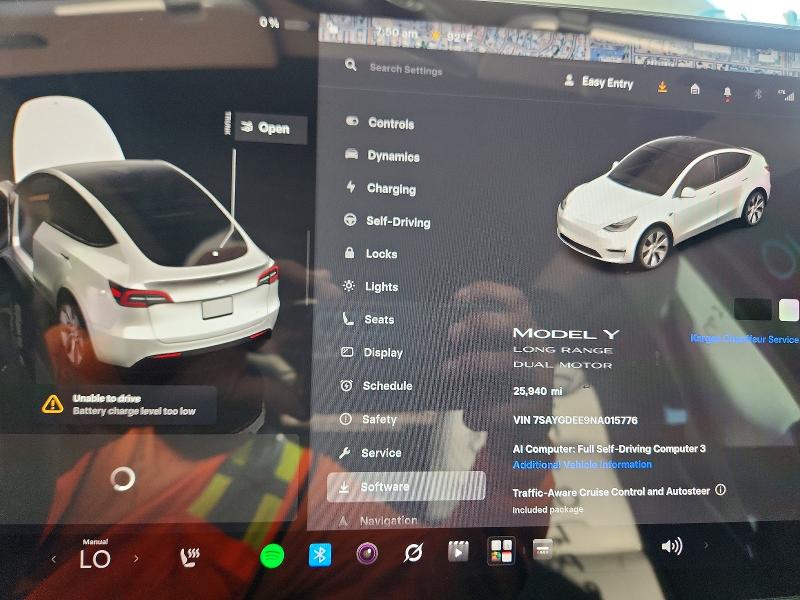 2022 Tesla Model Y მანქანა იყიდება აუქციონზე, vin: 7SAYGDEE9NA015776, აუქციონის ნომერი: 69393576