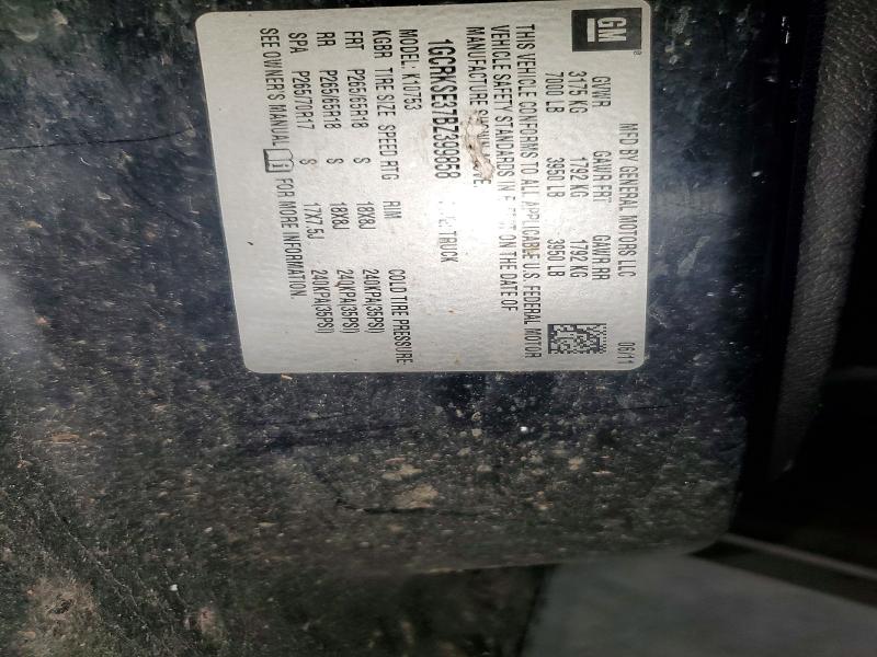 67214966 :رقم المزاد ، 1GCRKSE37BZ399858 vin ، 2011 Chevrolet Silverado مزاد بيع