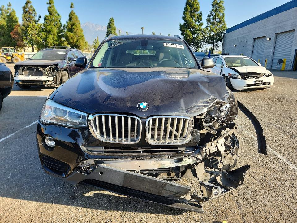 Aukcja sprzedaży 2017 Bmw X3, vin: 5UXWX7C39H0U43293, numer aukcji: 70692276