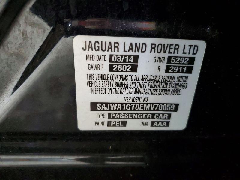Auction sale of the 2014 Jaguar Xj, vin: SAJWA1GT0EMV70059, lot number: 69135136
