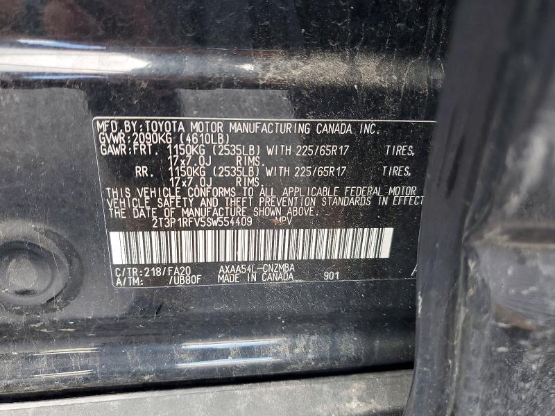 Aukcja sprzedaży 2025 Toyota Rav4, vin: 2T3P1RFV5SW554409, numer aukcji: 69981546