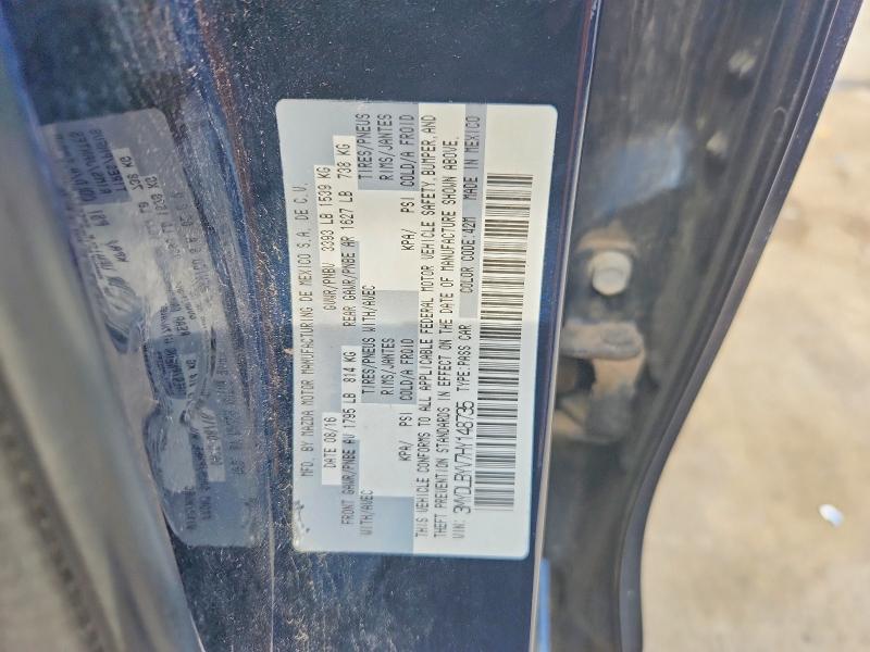 Продаж на аукціоні авто 2017 Toyota Yaris Ia, vin: 3MYDLBYV7HY148735, номер лоту: 68578496