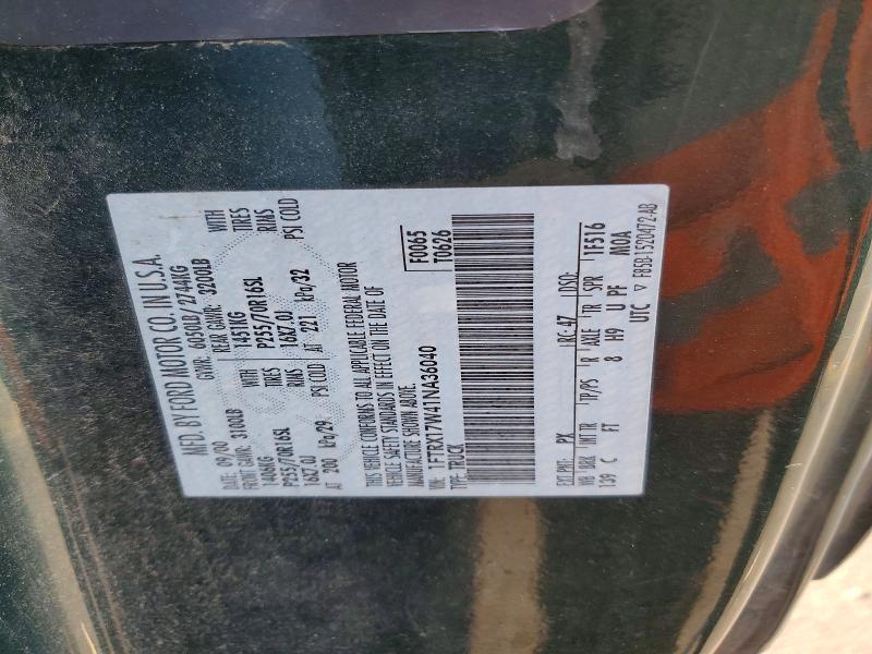 Aukcja sprzedaży 2001 Ford F150, vin: 1FTRX17W41NA36040, numer aukcji: 67403116