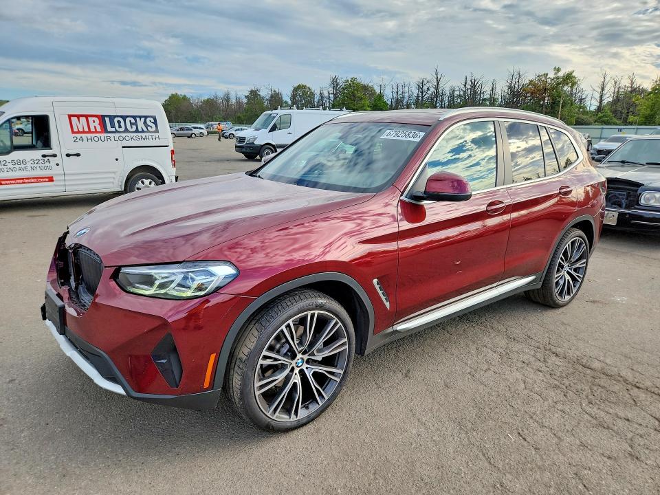 2023 Bmw X3 მანქანა იყიდება აუქციონზე, vin: 5UX43DP06P9P13415, აუქციონის ნომერი: 67925836