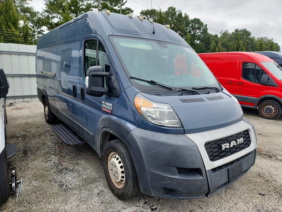 2021 Ram Promaster 3500 მანქანა იყიდება აუქციონზე, vin: 3C6FRVJG4ME503379, აუქციონის ნომერი: 65958206