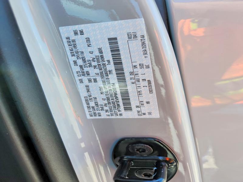2023 Ford F150 მანქანა იყიდება აუქციონზე, vin: 1FT6W1EV9PWG55154, აუქციონის ნომერი: 68257146