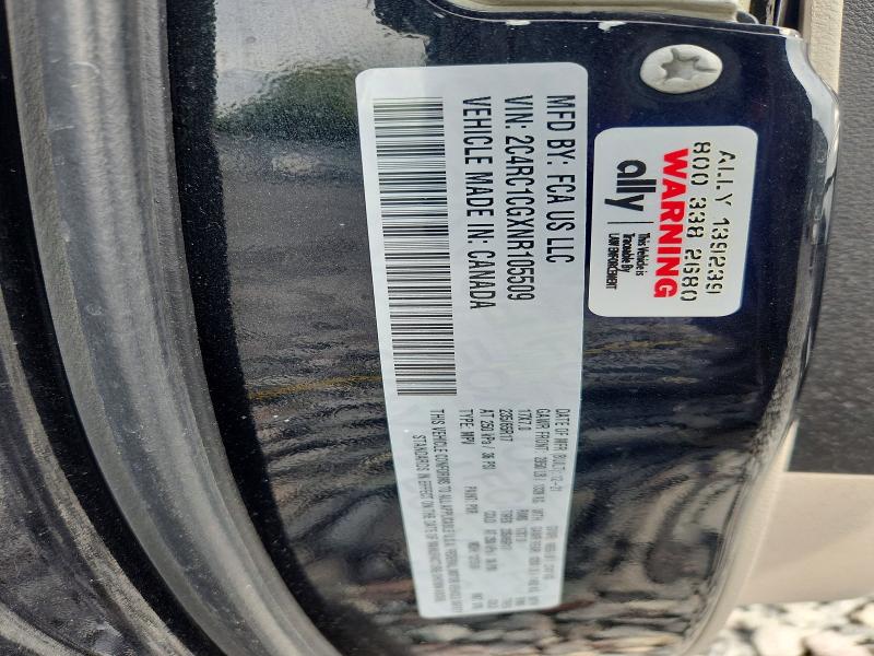 2022 Chrysler Voyager მანქანა იყიდება აუქციონზე, vin: 2C4RC1CGXNR105509, აუქციონის ნომერი: 67302496