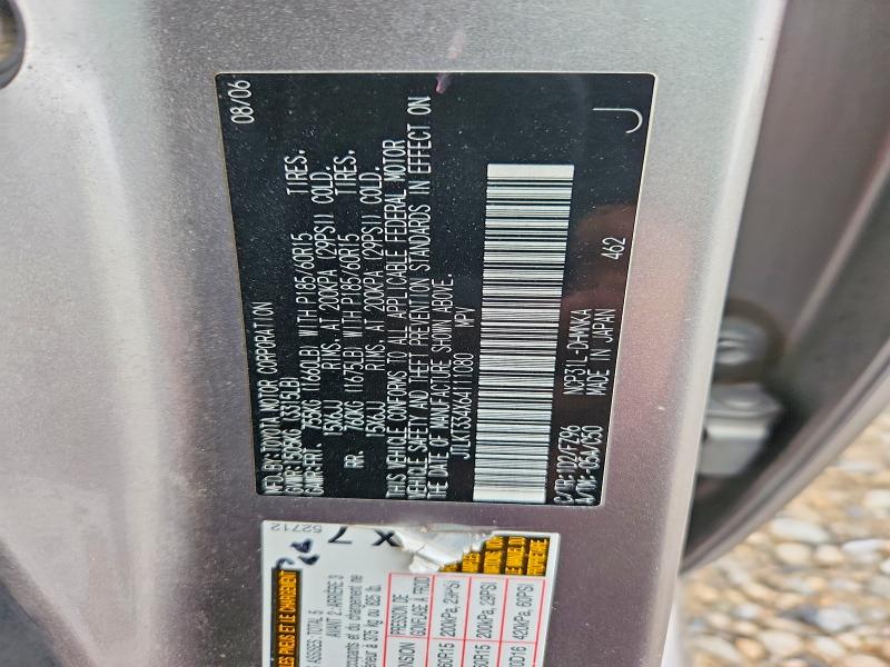 69625746 :رقم المزاد ، JTLKT334X64111080 vin ، 2006 Scion Xb مزاد بيع