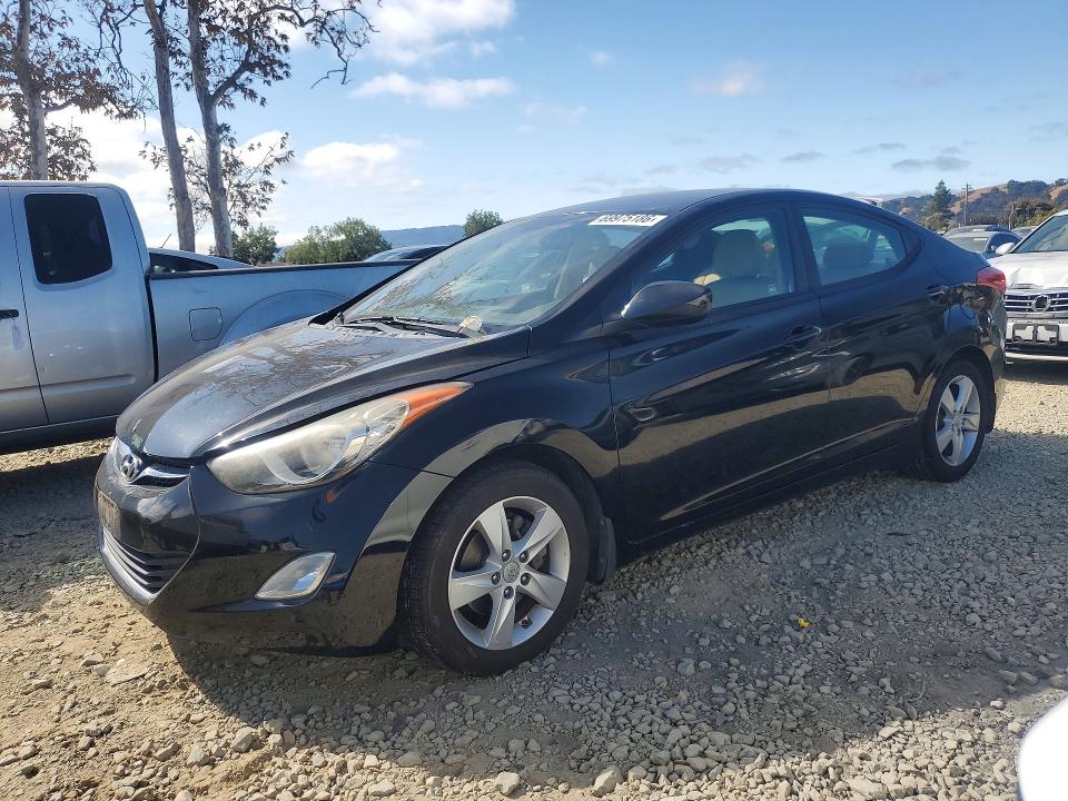 69975186 :رقم المزاد ، KMHDH4AE8CU391855 vin ، 2012 Hyundai Elantra مزاد بيع